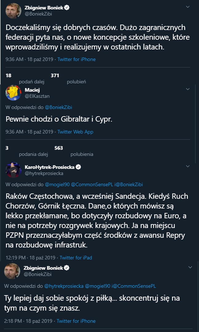 Tak Zbigniew Boniek ODPOWIADA na Twitterze...
